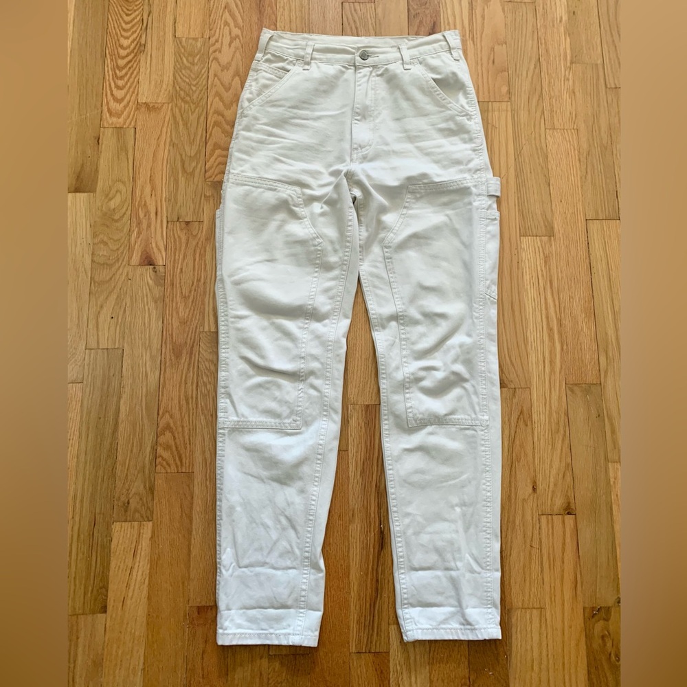 J. Galt Carpenter Work Pants Cream Khaki